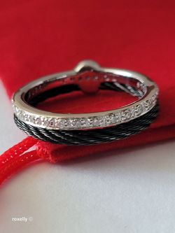 💍 Authentic Charriol Ring – 18k Solid Gold, Geunine Diamonds, and Steel Ring – AMAZING!– Made in Switzerland Tags: 14k 18k 24k Anillo de oro