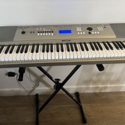 Yamaha YPG-235 76-Key Digital Keyboard – Great Beginner Piano (Includes Stand, Pedal & Power Cord)