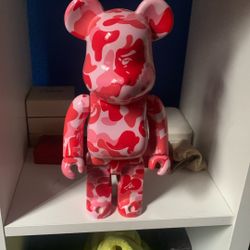 ABC Pink Camo Bape Bear Brick 400%