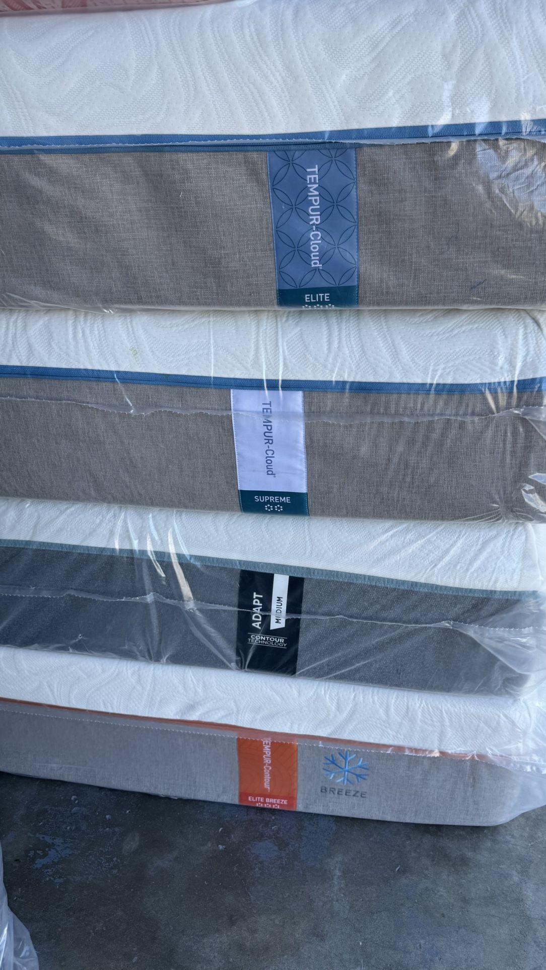 New Tempurpedic King Mattresses FREE SAME DAY DELIVERY