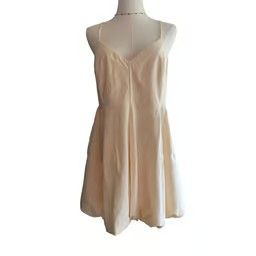 Rebecca Taylor Spaghetti Strap Dress Sleeveless Mini Dress with Pockets Party
