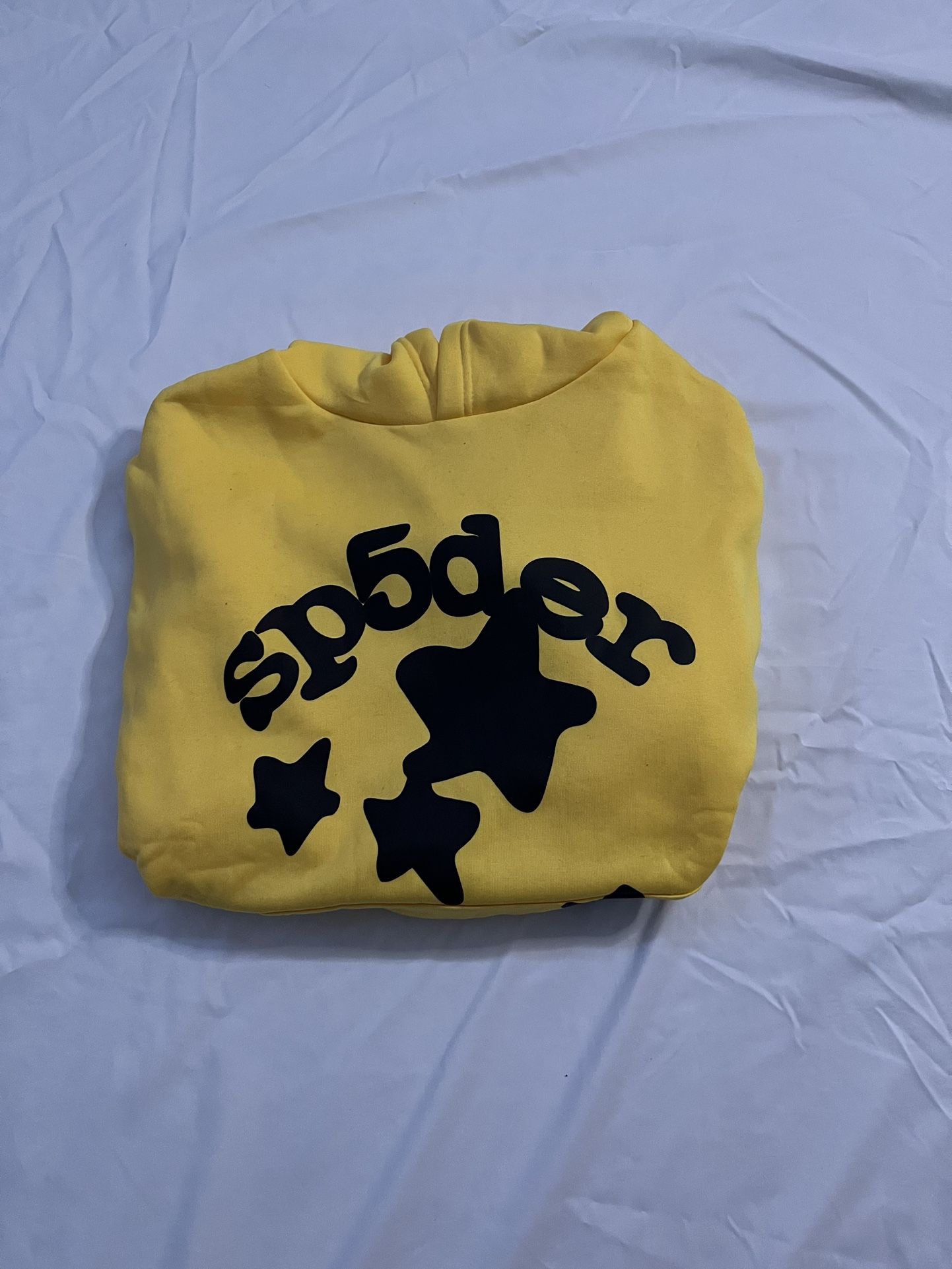Sp5der Hoodie Yellow Medium