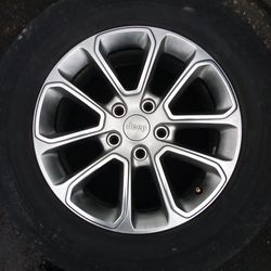 Jeep Aluminium Alloy Rims And Tires Excellent Like New Rims