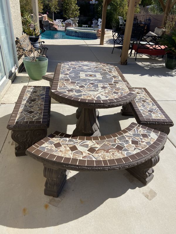 Concrete patio furniture for Sale in Las Vegas, NV OfferUp