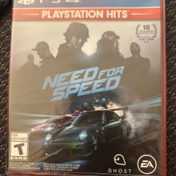 PS 4 PlayStation Hits Need for Speed 