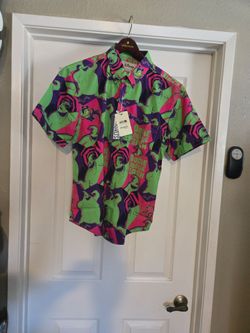 NWT RSVLTS Disney Oogie Boogie Bash Button-Up Shirt