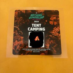 Nocturnal Tent Camping Ticket