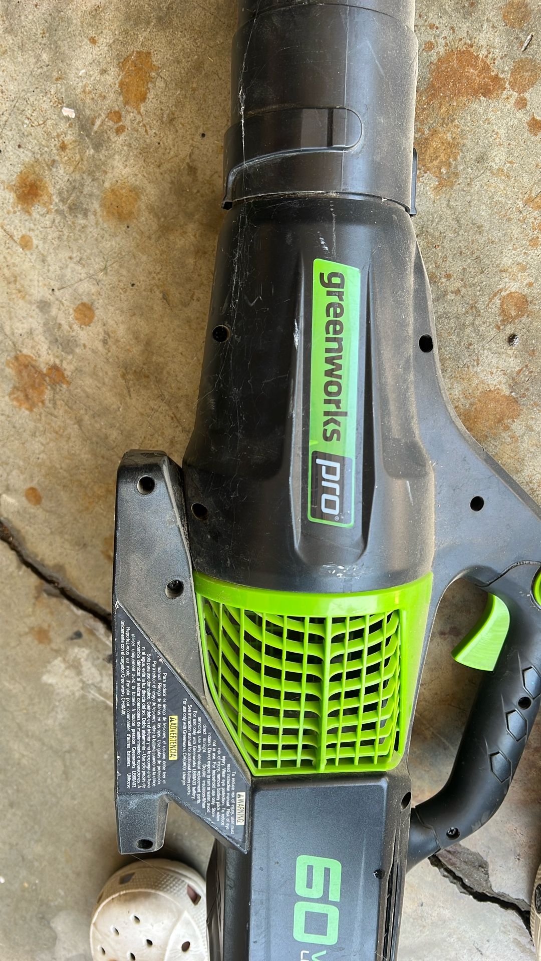Greenworks Pro 80-volt Max 730-CFM 170-MPH Battery Handheld Leaf Blower