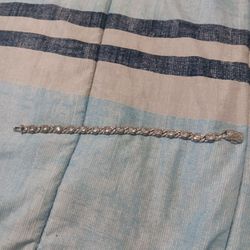 Iced Diamond Station Bracelet. 