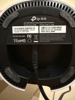 TP-Link Deco S4R AC1900 Mesh WiFi Unit — $25 each (6 available)