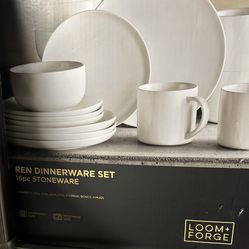 Loom + Forge Ren 16-pc. Stoneware Dinnerware Set