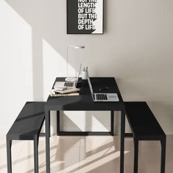 3 Piece Dining Table W/ Benches 