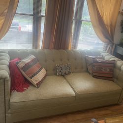Sofa and Loveseat …Kincaid  In Teal green Rug is also teal green , Taking Reasonable Offers