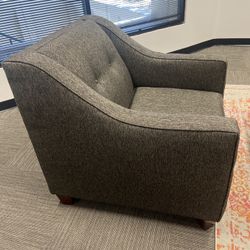 Modern Accent Chair – Gray Fabric (Comfy & Stylish)