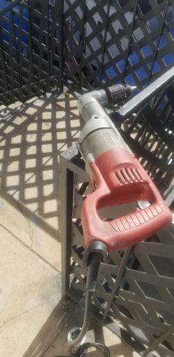 MILWAUKEE HEAVY DUTY RIGHT ANGLE DRILL