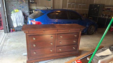 Real wood dresser