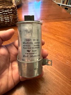 Capacitor, OEM Whirlpool Washer Motor W11162561 / W11428524 – WTW4955HW2