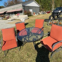 Wrought Iron Patio Set 