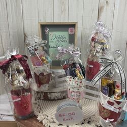 Decorative Gift Cup Filled With Chocolate Perfume.
