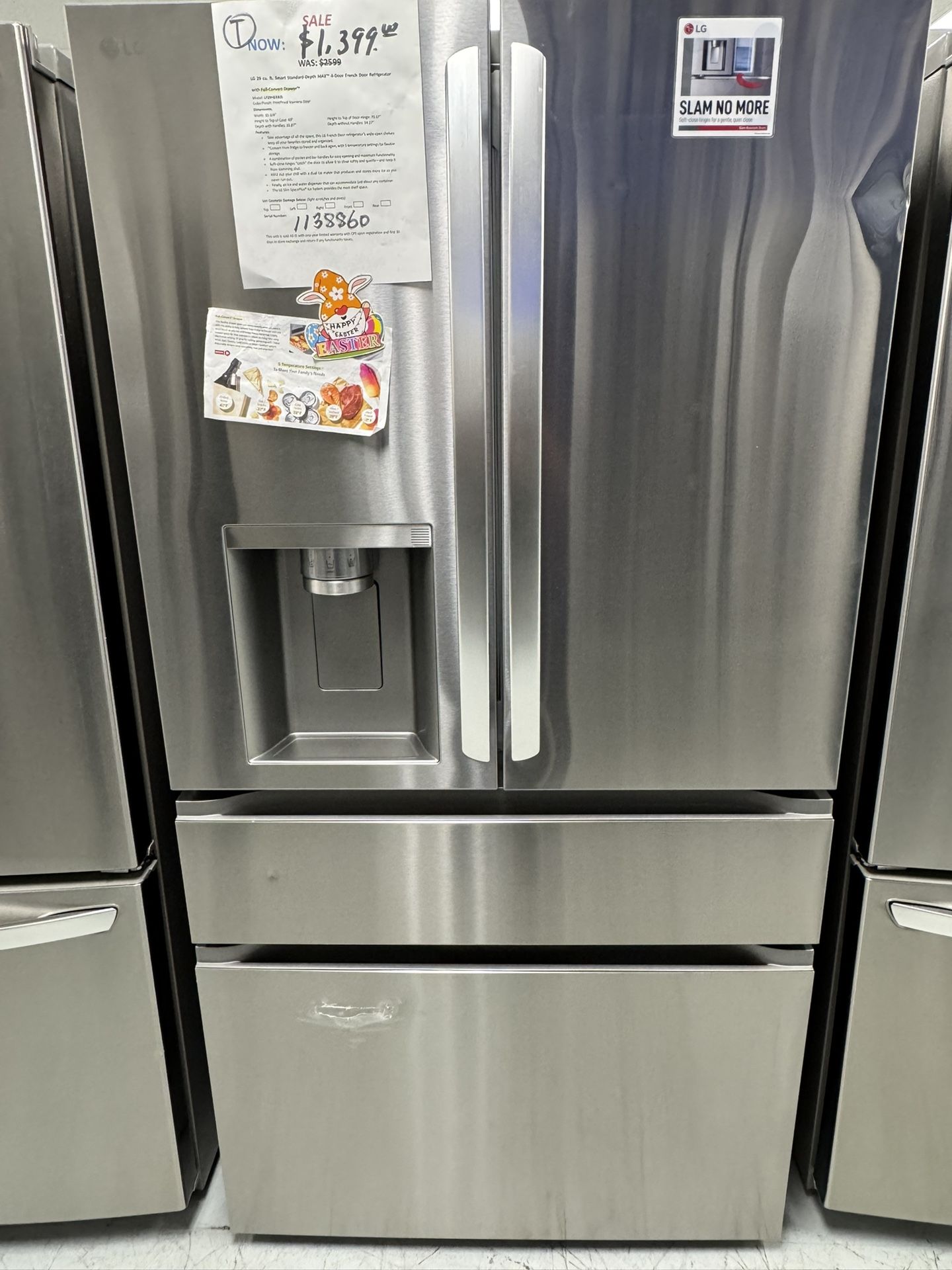 4-door French Door Refrigerator With Dual Ice Maker And Convert Drawer