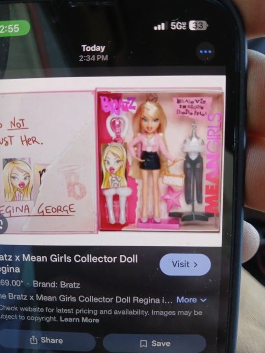 Bratz X Mean Girls Collector Doll Regina