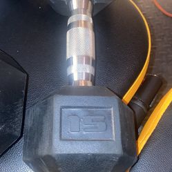 15lb Set Of Two Dumbbells