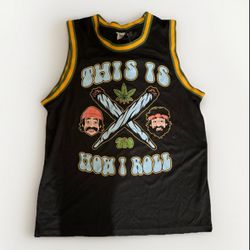 Cheech & Chong  Basketball Jersey NEW - This Is How I Roll - Size L 