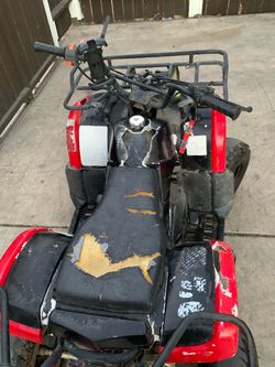125cc qaud run great but the back tire is pop
