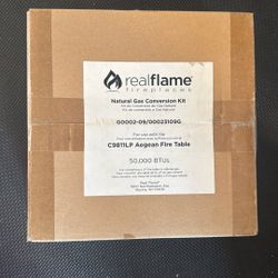 Brand New Real Flame Fireplaces Natural Gas Conversion Kit G0002-06/00023106G