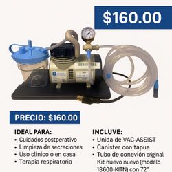 Equipo de Succión Medline con Tubo Nuevo – Funciona Perfectamente