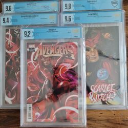 5 CBCS Graded Comic Collectors **MARVEL : Scarlet Witch **