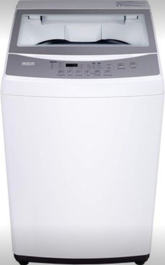 RCA Portable Washer-LED Digital Display 5 Cycles-Top Loading Design-Low Noise, 2.1 cu ft, White