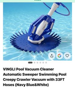 Swimming pool vacuum