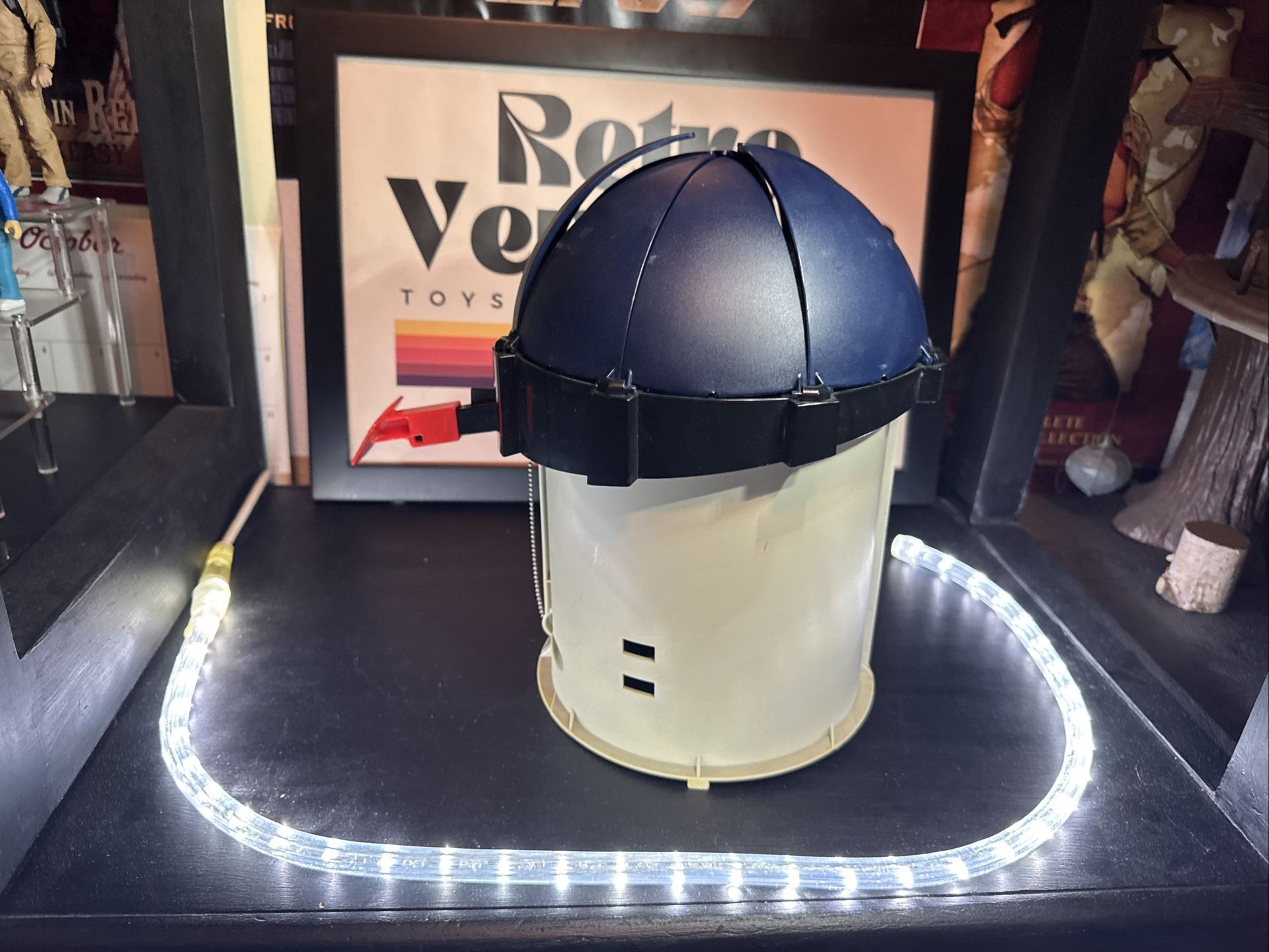 G.I.Joe 1986 Cobra Terror Drome Lower Launcher Silo Tube Elevator Works VG