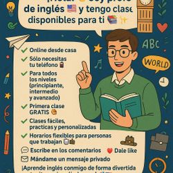 Clases De Inglés Intensivo Por La Mañana Y Por Las Noches
