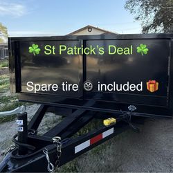 New 8x2x12 Hydraulic Utility Dump Trailer ☘️