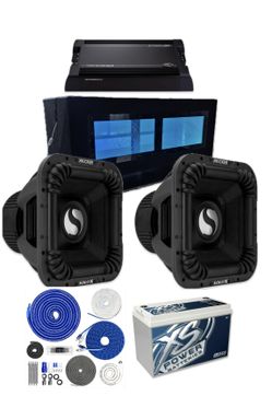 NEW POWERFUL BASS PACKAGE KICKER SOLO X 15” WIth BIG PORTED BOX CUSTOM