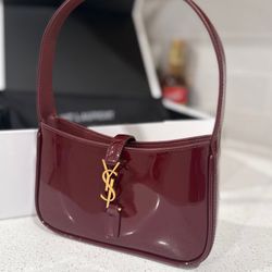 PRADA mini patent leather red bag 