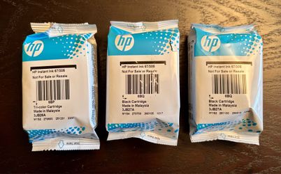 Hp instant ink 67/305 3 pack new