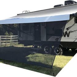 RV Awning Sunshade Screen