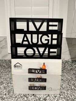 Live Laugh Love Shelves