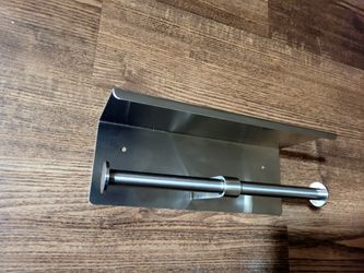 Dual End Toilet Paper Holder,Toilet Paper Holder Dual End Wall Mounted Toilet Roll Holder 304 Stainless Steel for Bathroom Kitchen,Bathroom Toilet Pap