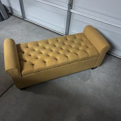 Mini Sofa, mustard