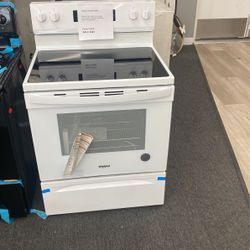 New Scratch & Dent Whirlpool 30 in 5 Burners Electric Range
