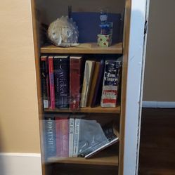 Glass rotating book stand 