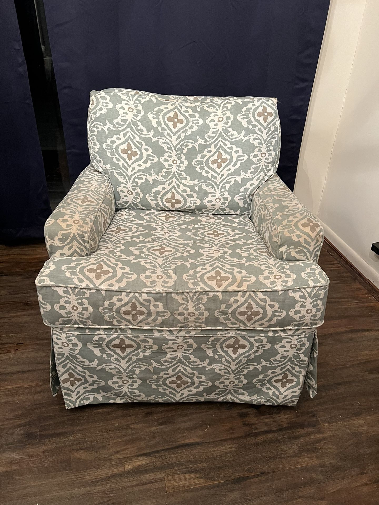 Free Delivery- Green Swivel Chair Rocking