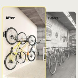 Swivel Bike Wall Mount, Metal Wall Bike Rack