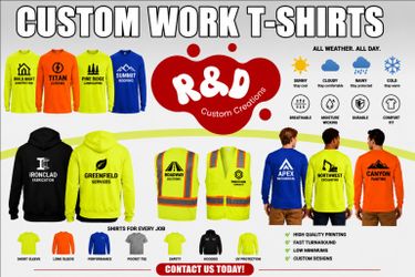 Custom a4 work shirts