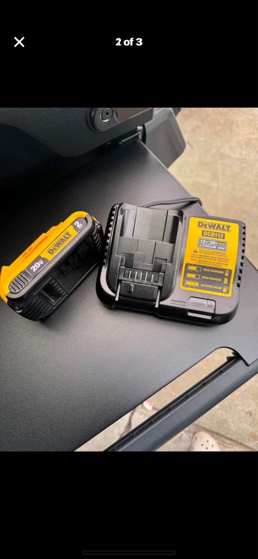 20V MAX Compact Lithium-lon 2.0Ah Battery Pack