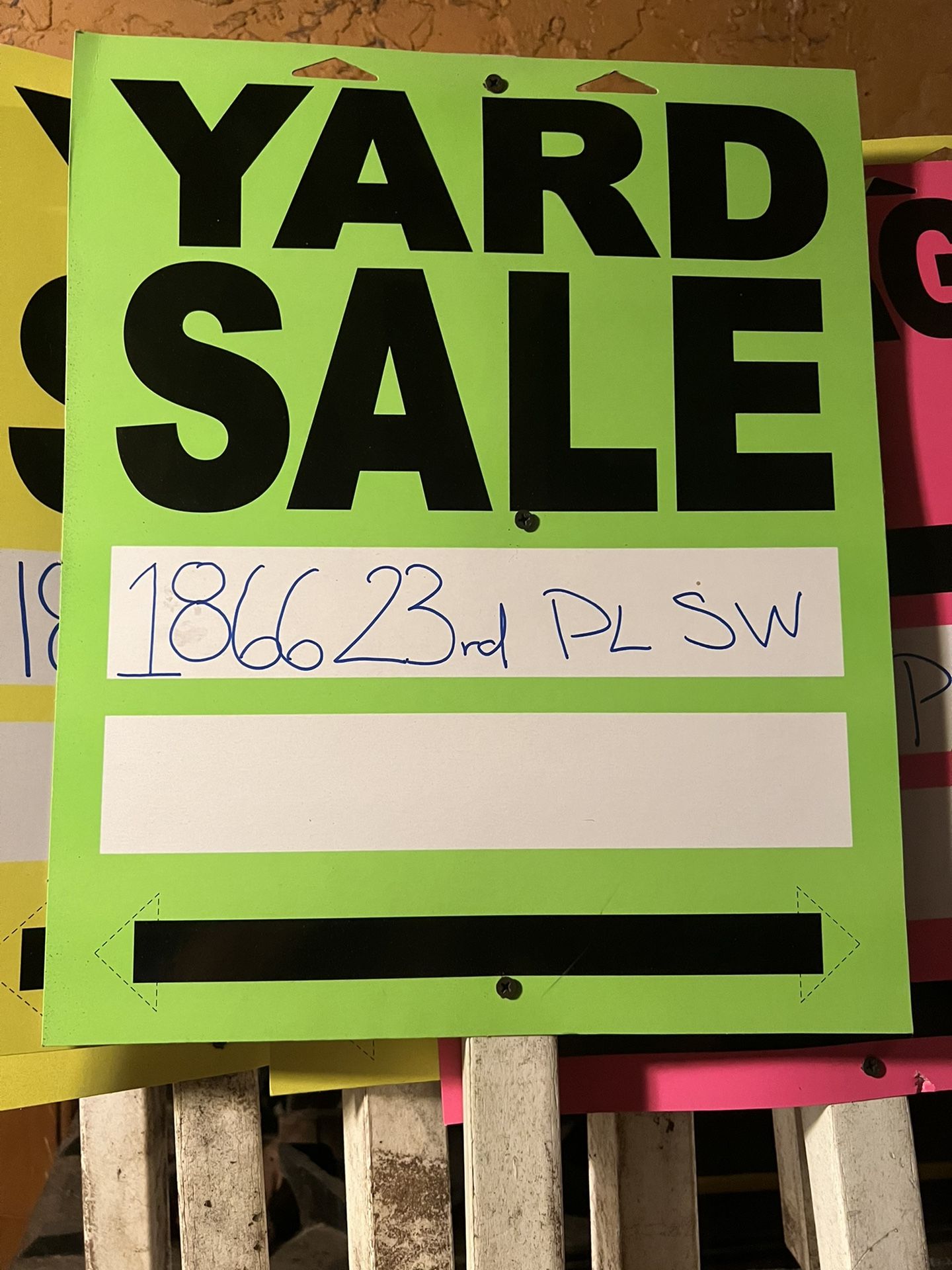 YARD SALE